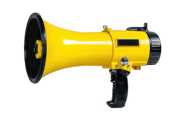 Yellow Megaphone Loudspeaker (9)