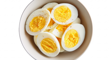 Sliced Eggs Bowl