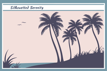 Silhouetted Serenity: Palm Trees for Design & Decor