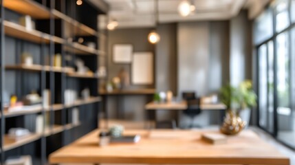 Modern Office Workspace Background For Zoom Meetings And Virtual Gatherings