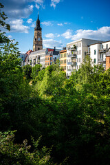 Blick auf Leipzig 