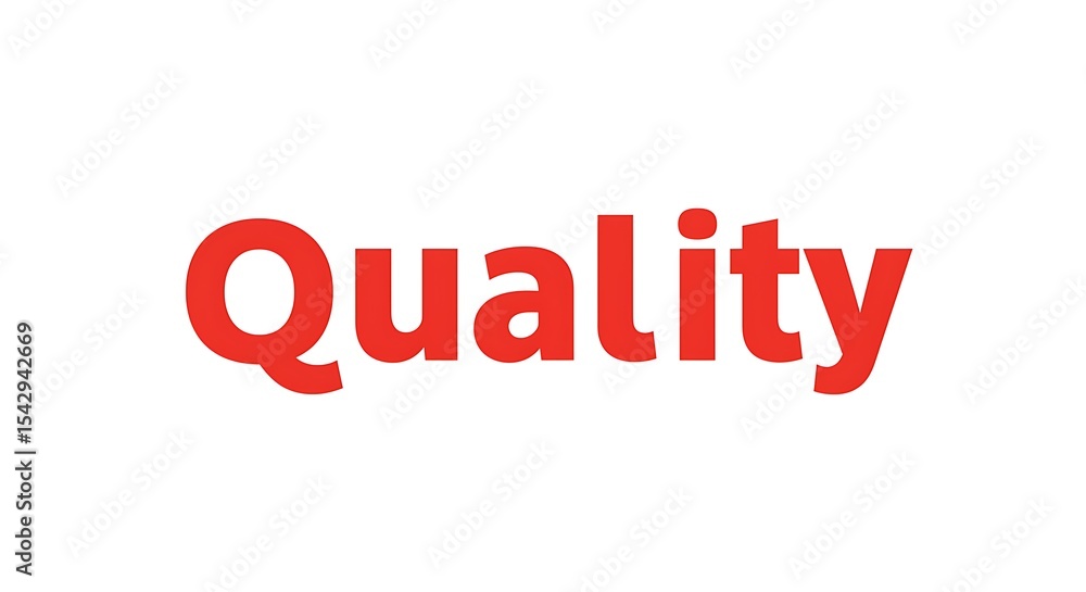 Poster quality text in red bold font on white background