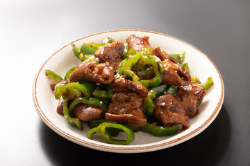 こてっちゃん　ピーマン炒め