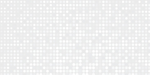 Dot white gray wave light technology texture background. Abstract big  modern arts