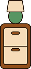 Furniture Icon Illustration Element Set