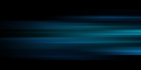 Digitally generated image of blue light and stripes moving fast
