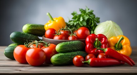 Organic farm fresh vegetables