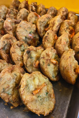 Indonesian Bakwan Udang, Traditional Shrimp Fritters
