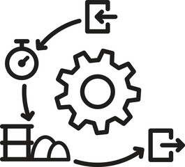 efficiency icon vector