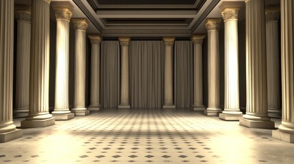 Empty classical hall