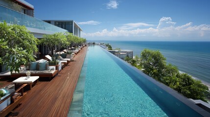 Obraz premium infinity pool,