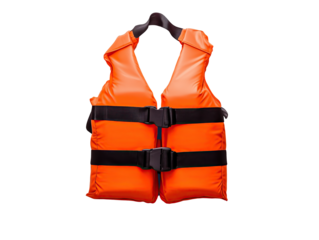 a life jacket on a transparent background