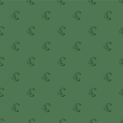 euro Doodle seamless pattern background. euro pattern background. Seamless pattern of the symbols of euro currency background.