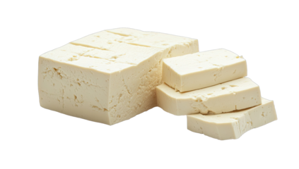 Block of firm tofu, sliced
