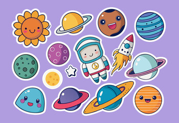 space cosmonaut planets sun earth rockets 