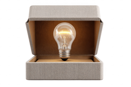 Lightbulb in a box