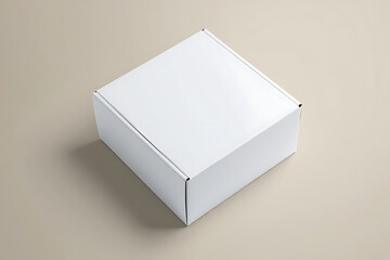 Blank White Box Packaging Mockup