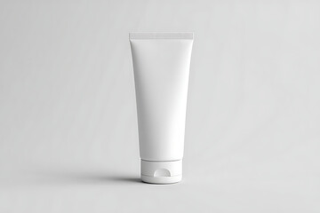 Blank White Tube Mockup Product Design