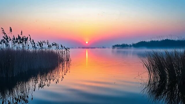 poyang lake chinese landscape video china