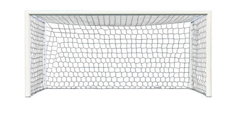 Soccer goal net, intricate pattern