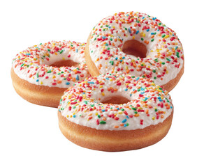 Colorful Donuts Display