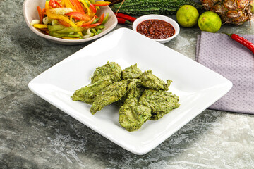 Indian cuisine - Mint chicken tikka