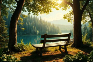 bench in the park