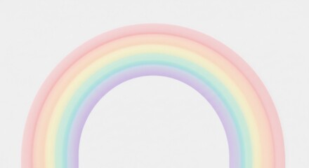 Obraz premium パステル虹 柔らかな光 優しい雰囲気 幸せな背景. AI Generated