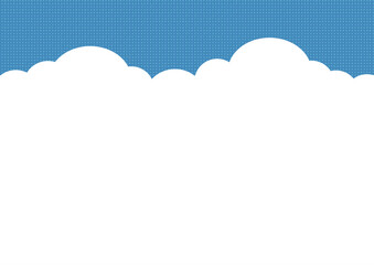 シンプルな雲の背景