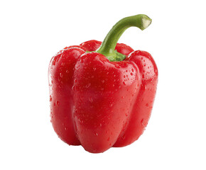 Red bell pepper isolated