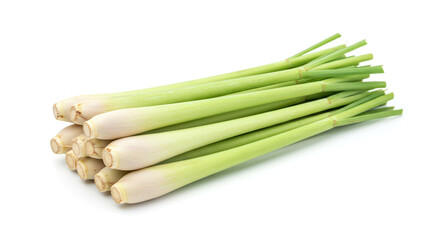 Fresh lemongrass stalks &ndash; essential herb for Thai, Vietnamese, and Malay cuisine
