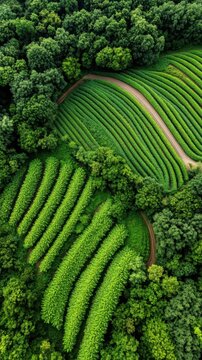 Emancipation Day (Guyana) Lush green terrace fields surrounded by dense forest