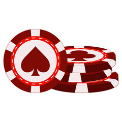 Casino Chips Flat