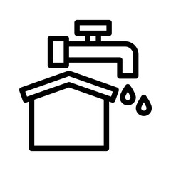 water supply line icon