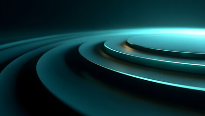 teal minimalistic tech background