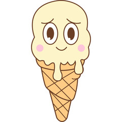 Ice Cream Cone Character