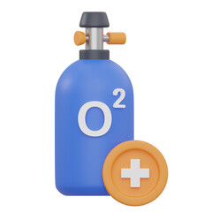 3D Emergency Oxygen Icon