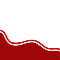 Indonesia Flag Footer