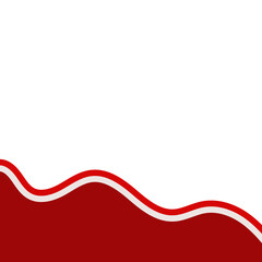 Indonesia Flag Footer
