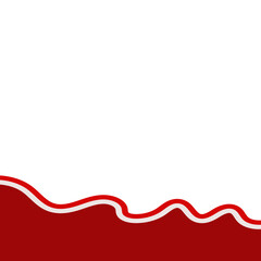 Indonesia Flag Footer