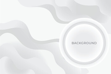 Abstract Grey Liquid Waves, Serene Abstract Background, Floating Elements