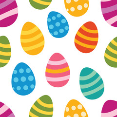Easter eggs pattern