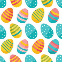 Easter eggs pattern