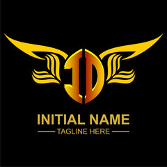 ID Golden Wing Emblem Logo