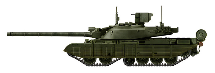 TR-88MT4 (MBT concept based on the TR-85 tank, using a tandem track chassis, a new turret and a 120mm gun) © Tikros