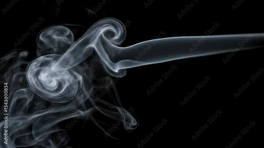 Poster abstract smoke patterns in motion elegant gray smoke formation against black background for use in c