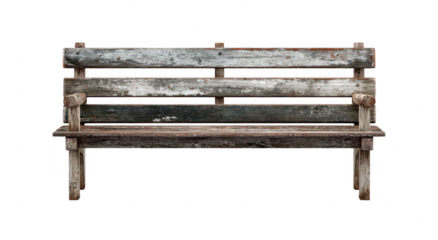 Rustic Park Bench Exterior