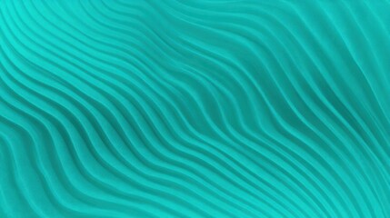 Close-up of a turquoise-colored surface with a wavy pattern. the pattern is made up of thin, wavy lines that create a wave-like effect.