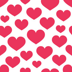Valentine hearts repeat