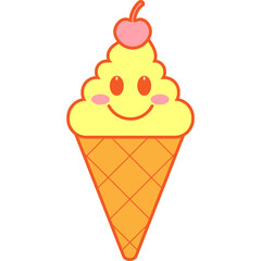 Ice Cream Cone Character